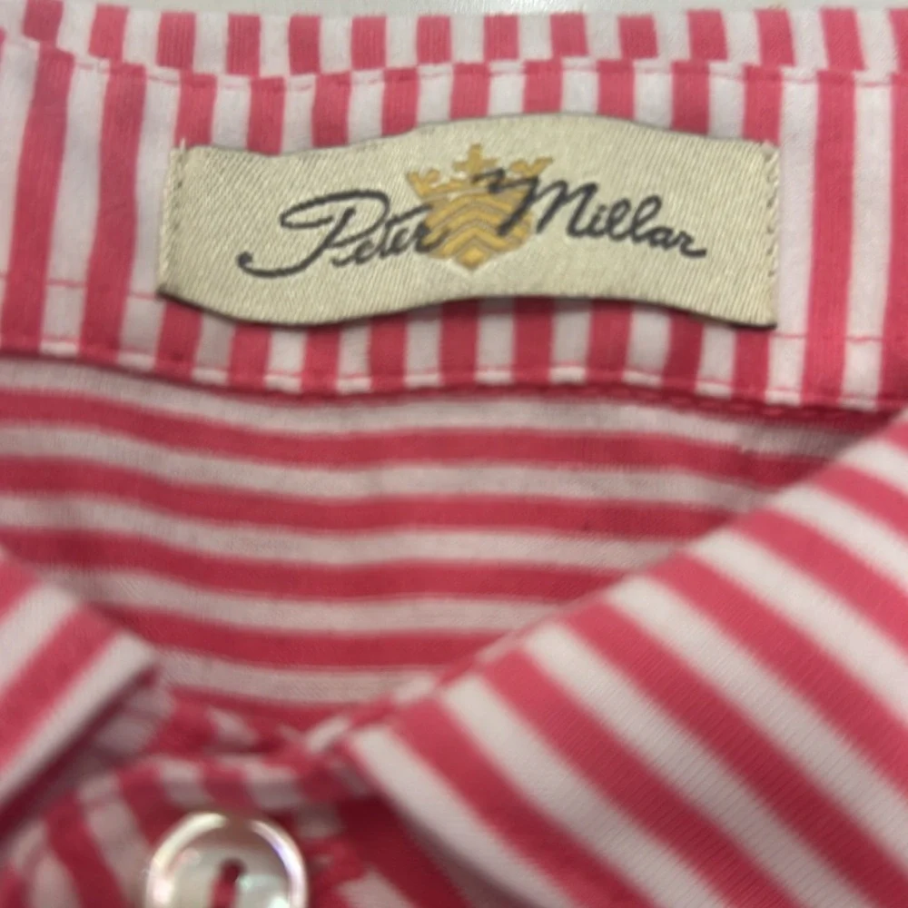 Peter Millar Hales Performance Jersey Striped‎ Polo. Size XL (798K) - Picture 5 of 11